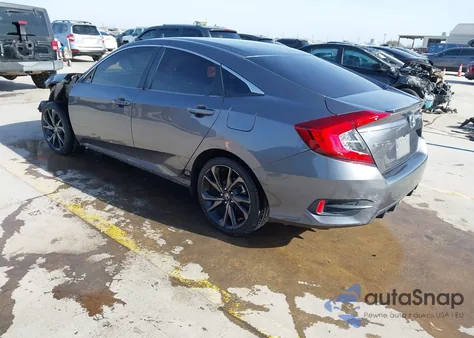 2019 Honda Civic Sport from USA, damaged, VIN 19XFC2F8XKE002391